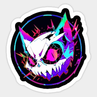 EDM Festival Rave Psychedelic Party Cat Rave Sticker